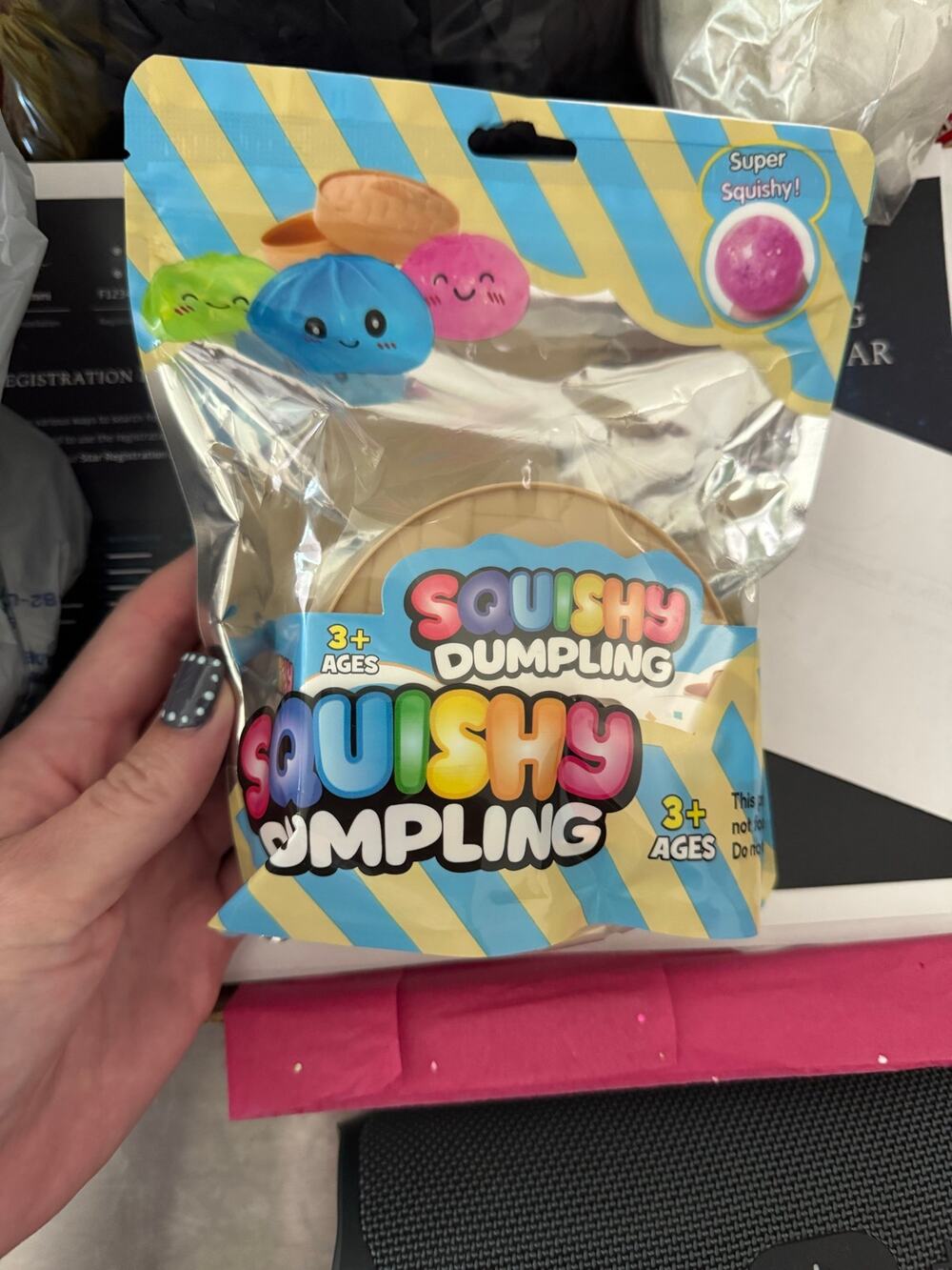 Squishy Dumpling Mystery Blind Bag Super Squishy Collectible Toy Sealed 57893H